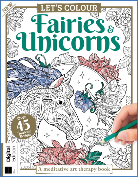 Let's Colour - Fairies & Unicorns - 1st Edition 2022