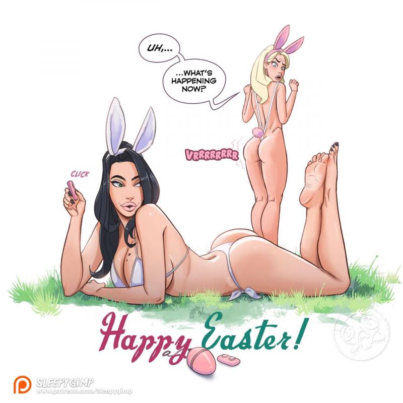 SleepyGimp - Happy Easter Porn Comic