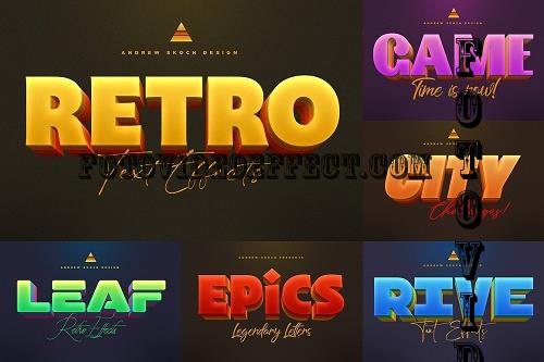 Retro Text Effects - 7354159