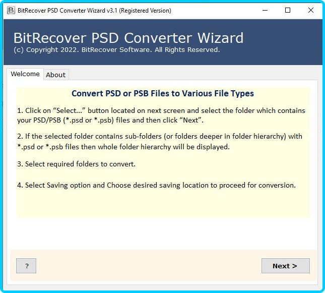 BitRecover PSD Converter Wizard 3.1 B9d20073eda804ccd7631a0b4817ad8c