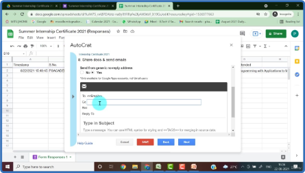 Udemy   The Google Form Course  Sending Certificates