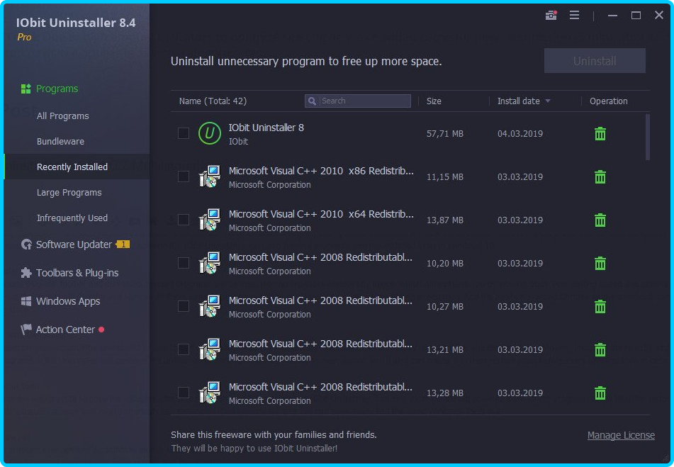 IOBIT Uninstaller 11 Pro crack. Приложения от IOBIT.