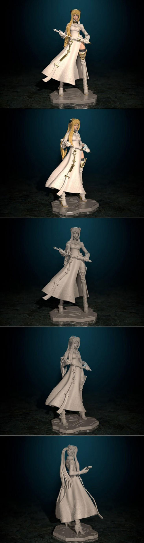 Commander White - Nier Automata 3D STL 