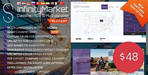 CodeCanyon - Classified Ads Script - Infinity Market v1.7.2 - 16572285