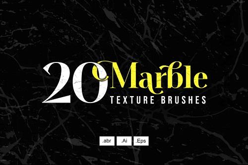 20 Marble Texture Brushes