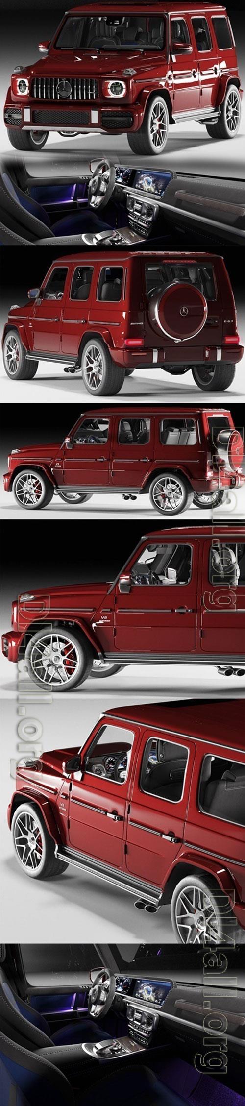 Mercedes Benz G63 AMG 2019 3D Model