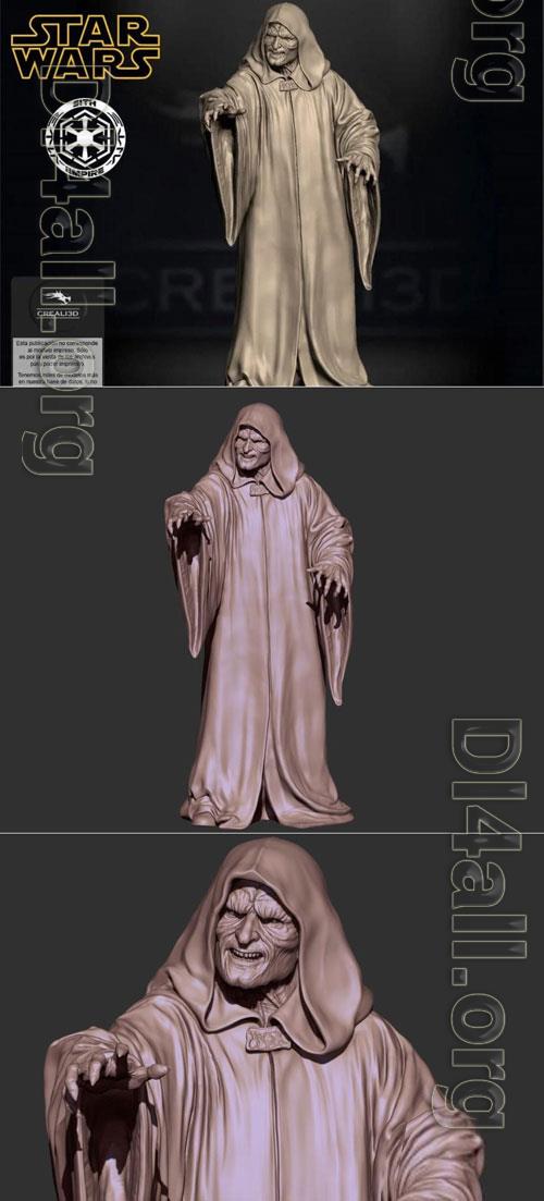 Darth Sidious 3D STL