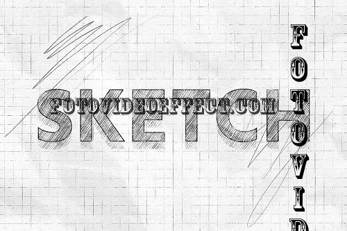 Pencil Sketch Text Effect - 7354801