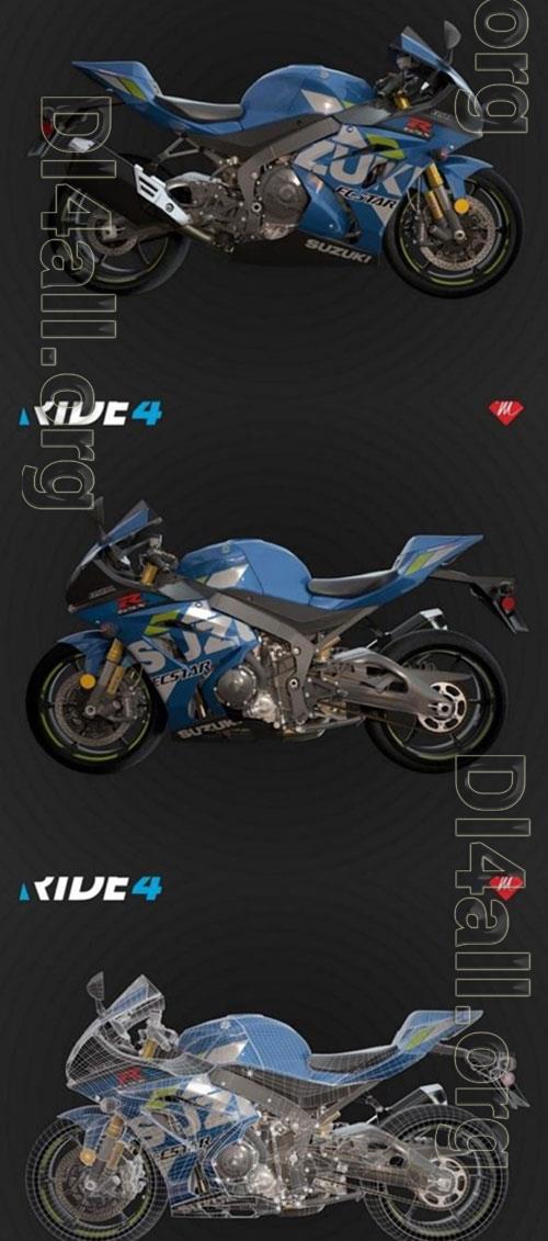 Suzuki GSX R1000R 2019 3D Model