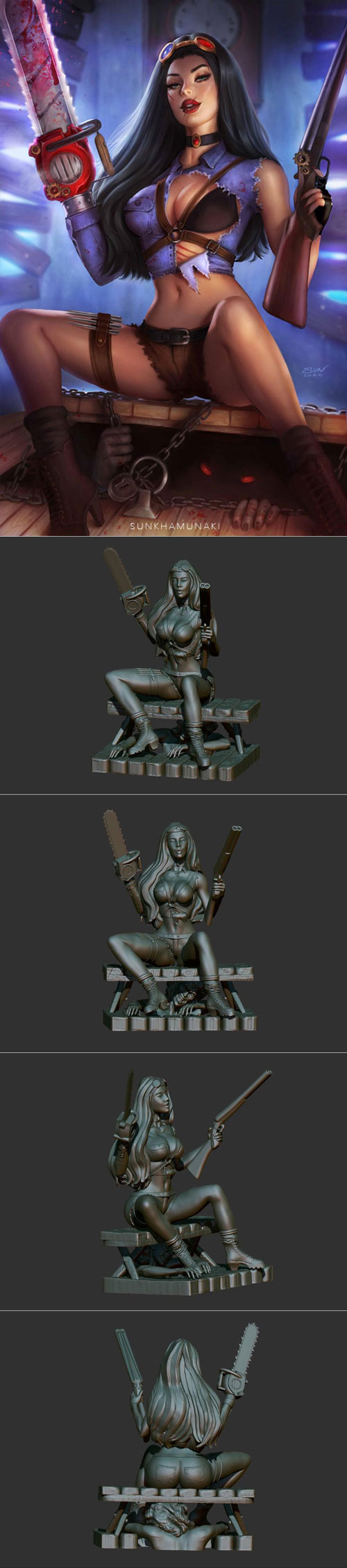 Grimm Fairy Tales Evil Dead 3D STL 