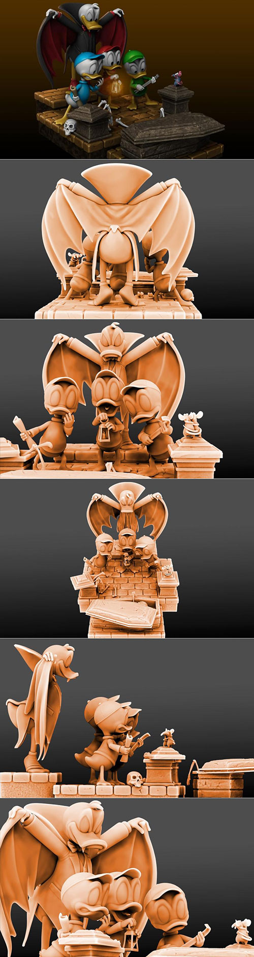 Duck Tale 3D STL