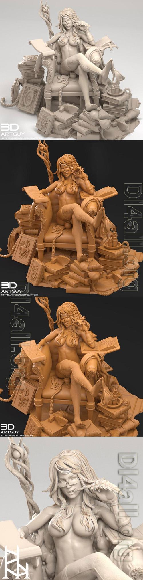 Frisky Wizard 3D STL