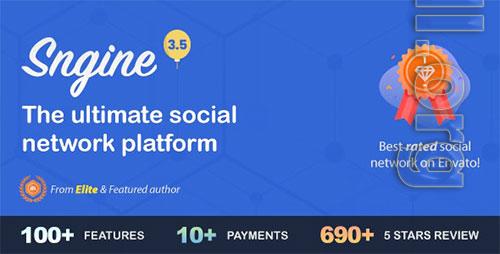 CodeCanyon - Sngine v3.5 - The Ultimate PHP Social Network Platform - 13526001 - NULLED