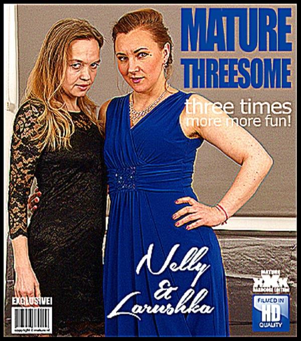 hairy housewives Nelly and Lorushka having a threesome - Lorushka (41), Nelly (43) [Mature.nl/Mature.eu] (FullHD 1080p)