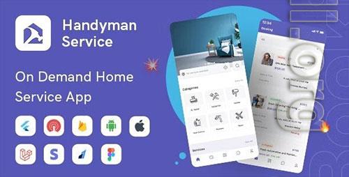 CodeCanyon - Handyman Service v16.0 - Flutter On-Demand Home Services App with Complete Solution - 33776097