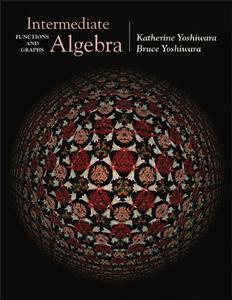 Intermediate Algebra  Functions and Graphs