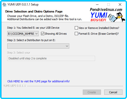 YUMI (Your Universal Multiboot Installer) UEFI 0.0.4.6 D49bc243b5bc45c10426f5df402499a0