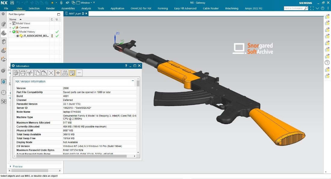 Siemens NX 2000 Build 4001 (NX 1980 Series) (x64) 3fc6a372048eecc1e52a1c64c6ba43a3