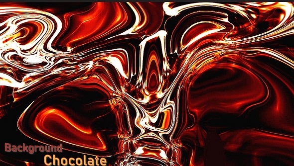 Abstract Chocolate Color Oily Background Motion Video