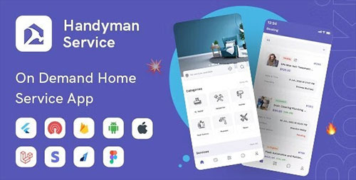 CodeCanyon - Handyman Service v16.0 - Flutter On-Demand Home Services App with Complete Solution - 33776097