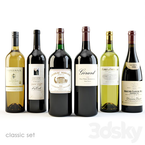 Bottles of wine  Classic