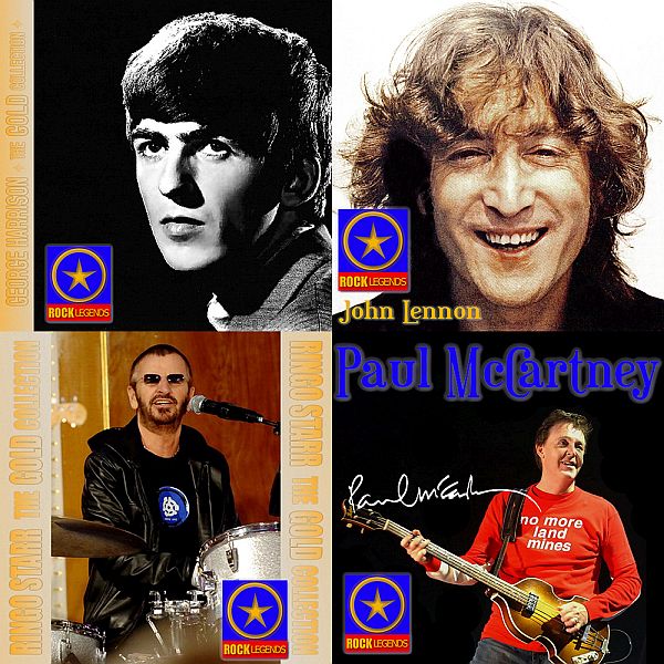 John Lennon, Paul McCartney, George Harrison, Ringo Starr - The Gold Collection - 12CD (2012) FLAC