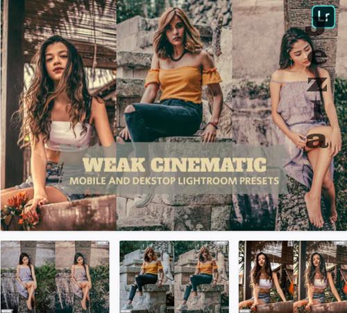 Weak Cinematic Lightroom Presets Dekstop Mobile