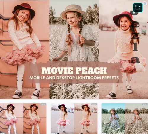 Movie Peach Lightroom Presets Dekstop and Mobile