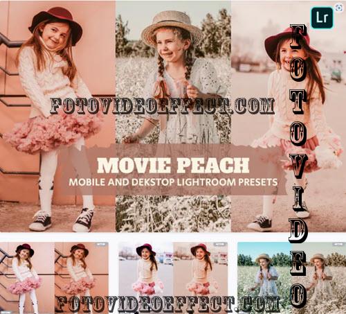 Movie Peach Lightroom Presets Dekstop and Mobile