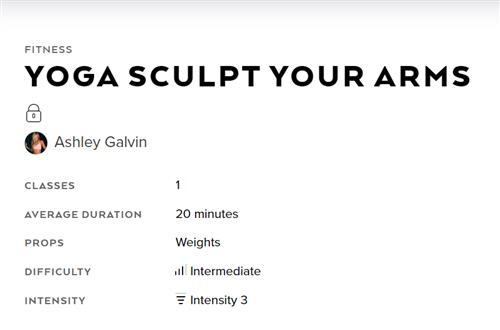 AloMoves - Yoga Sculpt Your Arms