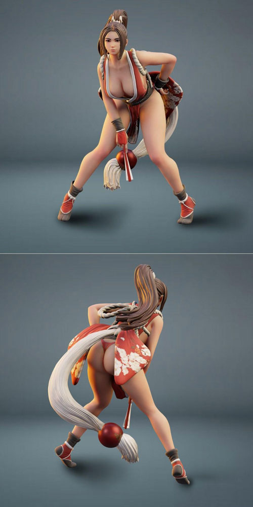 Mai Shiranui 3D STL