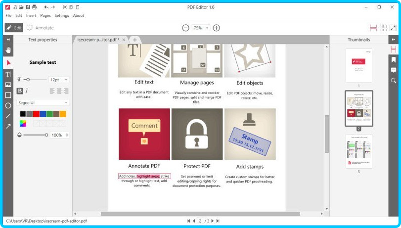 Icecream PDF Editor 2.62 Repack & Portable by 9649 4677f0deaae261322cb2096d87315aa3