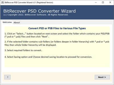 BitRecover PSD Converter Wizard 3.1