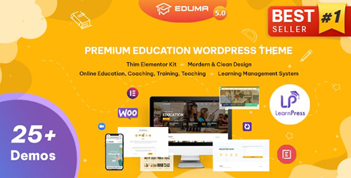 ThemeForest - Eduma v5.0.4 - Education WordPress Theme - 14058034 - NULLED