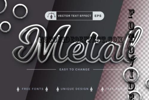 Metal - Editable Text Effect - 7366694