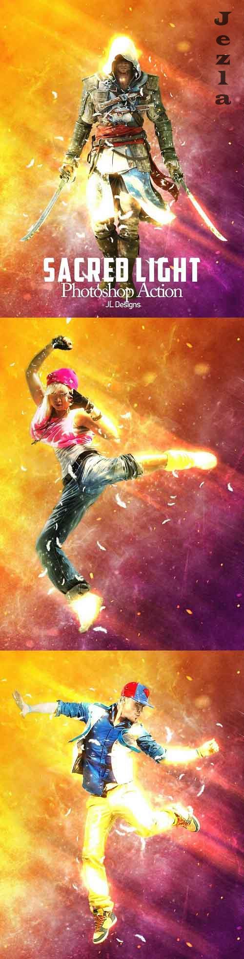 Sacred Light Photoshop Action - 5299180 Sacred Light Photoshop Action - 5299180