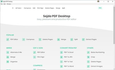 Sejda PDF Desktop Pro 7.5.2 Multilingual Portable