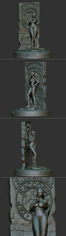 Resident Evil - Claire Redfield 3D STL 