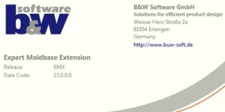 BUW EMX (Expert Moldbase Extentions) 15.0.0.0 for Creo 9 Multilingual