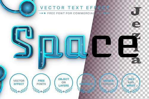 Space - Editable Text Effect - 7367167 Space - Editable Text Effect - 7367167