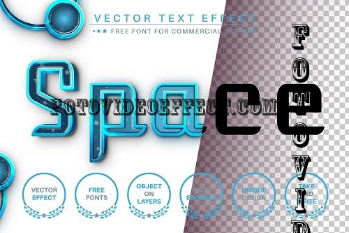 Space - Editable Text Effect - 7367167