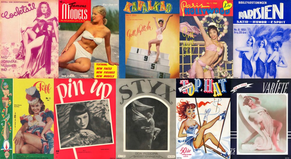 Cocktail, Famous Models, Kavalkad, Paris Hollywood, Parisien, Piff, Pin Up, Styx, Top Hat, Variete - 152 винтажных журнала 1924-1964 годов