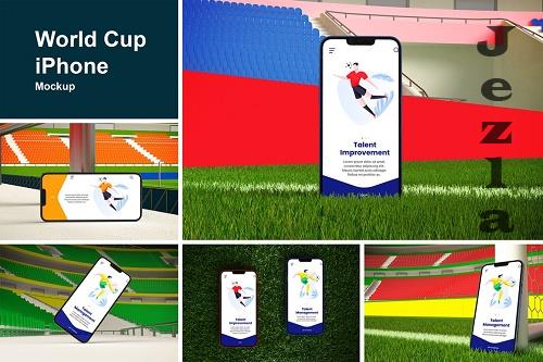 World Cup iPhone Mockup - 7336593
