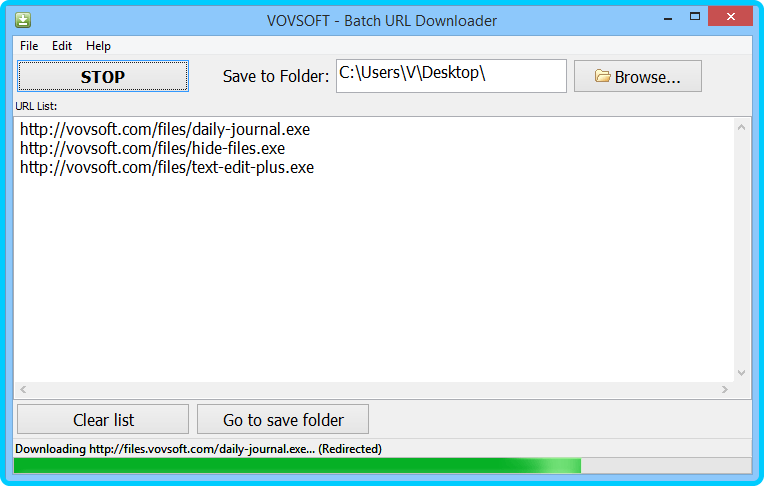 VovSoft Batch URL Downloader 3.5 7ccafeda15e9dec762c9dc31a56e6002