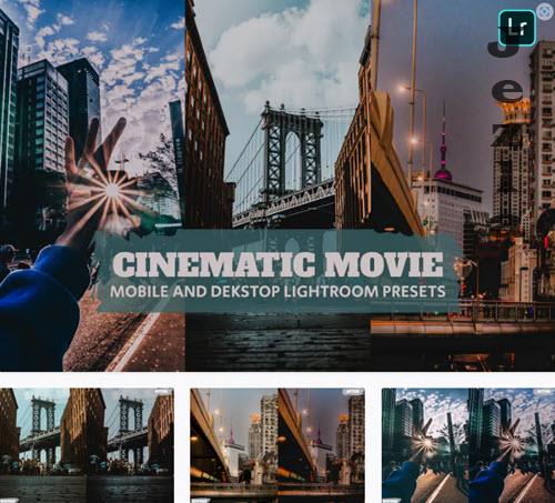 Cinematic Movie Lightroom Presets Dekstop Mobile