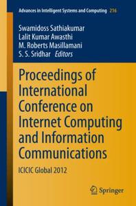 Proceedings of International Conference on Internet Computing and Information Communications ICICIC Global 2012