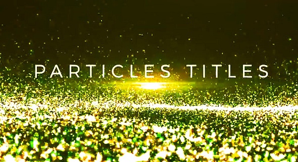 Particles Titles 22 - Project for After Effects