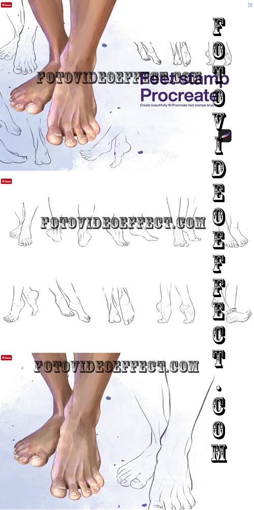 10 Feet Guide Stamps Procreate - 7370882