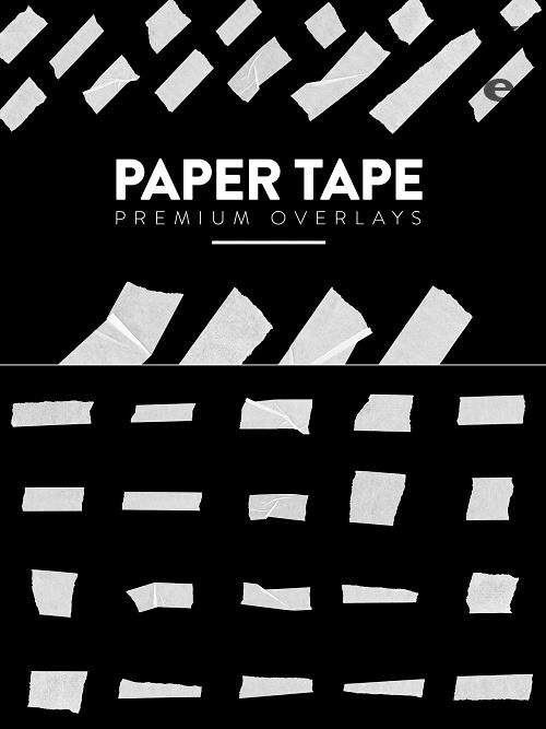25 Paper Tape Overlay HQ - 7367377