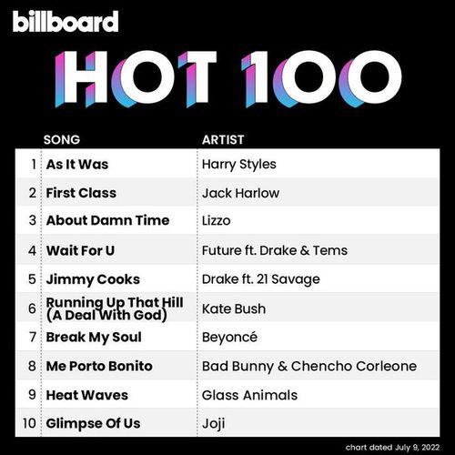 Billboard Hot 100 Singles Chart 09.07.2022 (2022)
